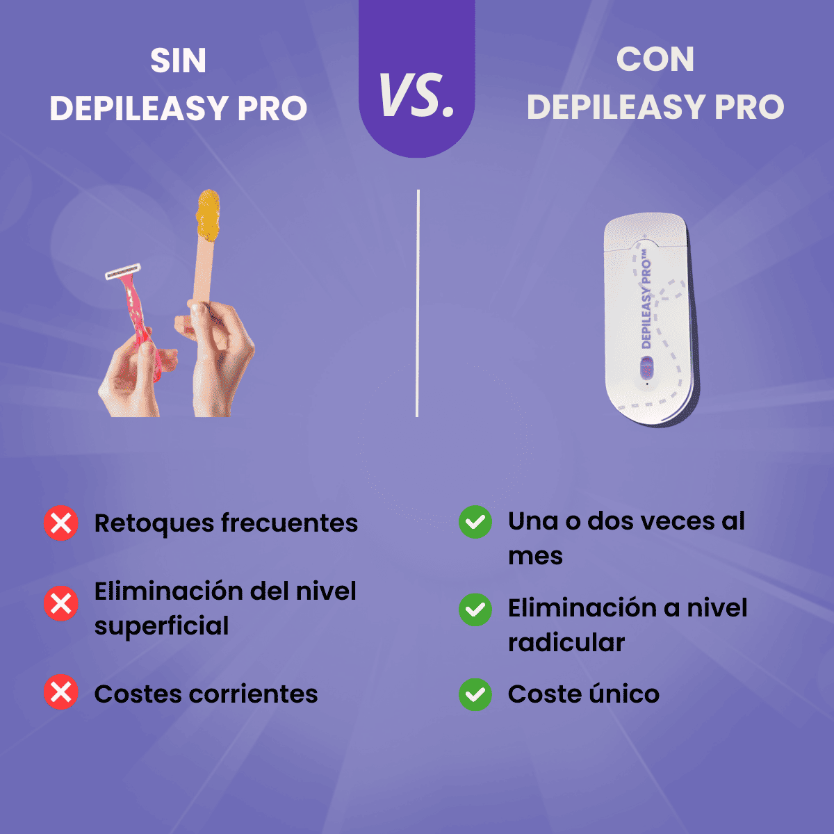 DEPILEASY PRO™ - Depiladora Sin Dolor